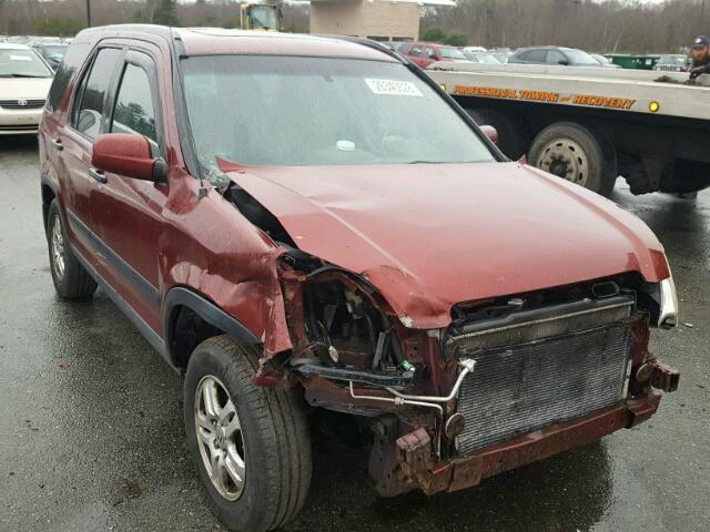 SHSRD78842U006489 - 2002 HONDA CR-V EX BURGUNDY photo 1