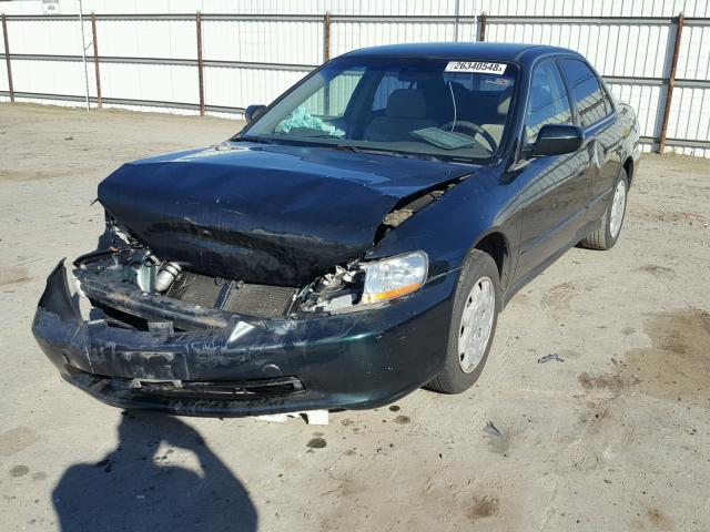 JHMCG6655XC029273 - 1999 HONDA ACCORD LX GREEN photo 2