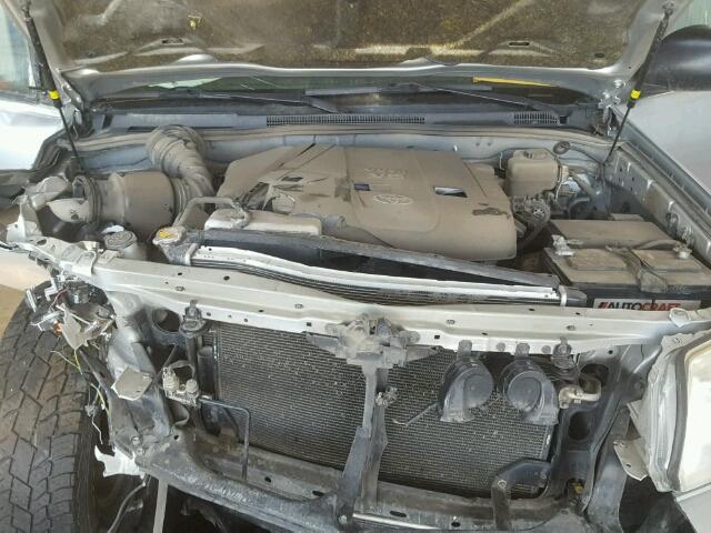 JTEBU14R28K016739 - 2008 TOYOTA 4RUNNER SR SILVER photo 7