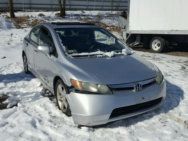 2HGFA16848H308470 - 2008 HONDA CIVIC EX SILVER photo 1