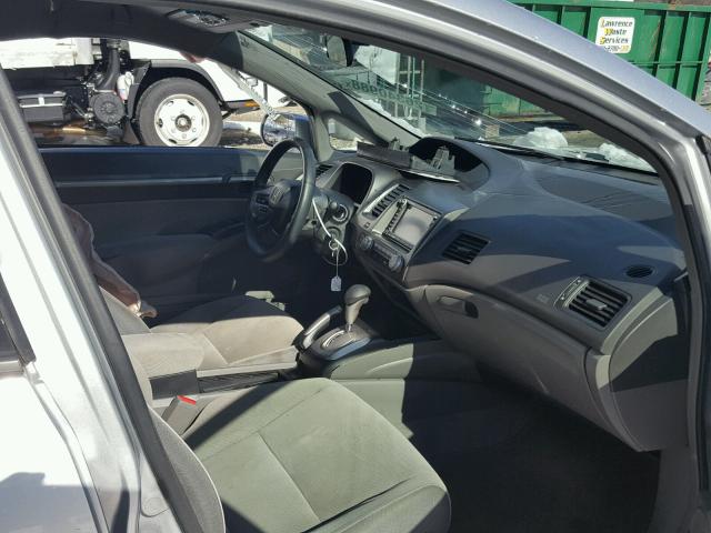 2HGFA16848H308470 - 2008 HONDA CIVIC EX SILVER photo 5