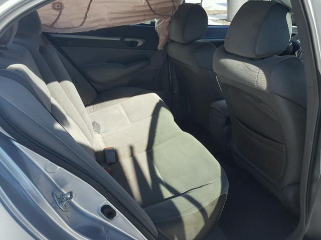 2HGFA16848H308470 - 2008 HONDA CIVIC EX ვერცხლისფერი ფოტო 6