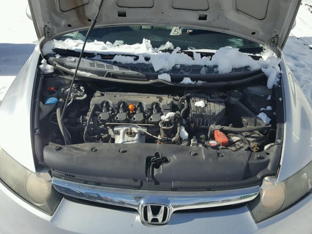 2HGFA16848H308470 - 2008 HONDA CIVIC EX SILVER photo 7