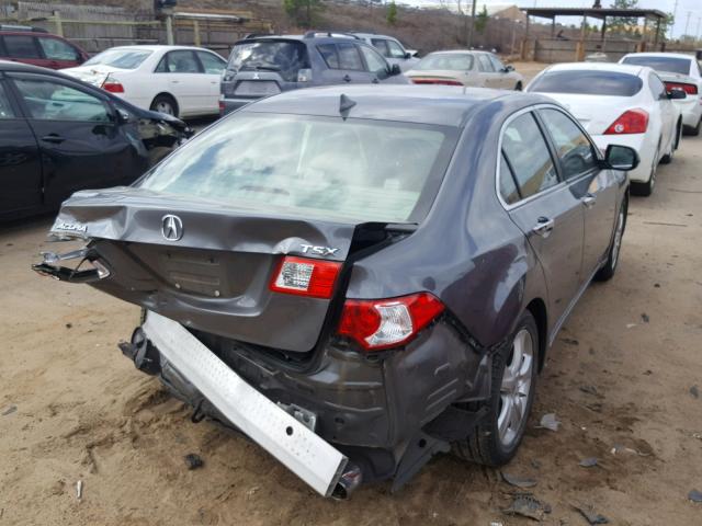 JH4CU2F69AC009643 - 2010 ACURA TSX SILVER photo 4