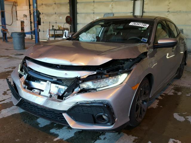 SHHFK7H93JU403519 - 2018 HONDA CIVIC SPOR SILVER photo 2