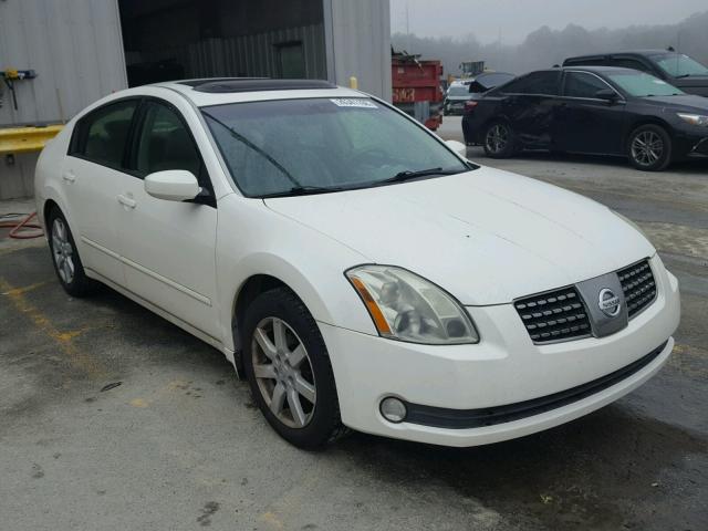 1N4BA41E25C844575 - 2005 NISSAN MAXIMA SE WHITE photo 1