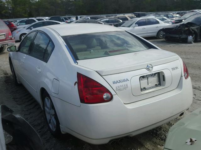 1N4BA41E25C844575 - 2005 NISSAN MAXIMA SE WHITE photo 3