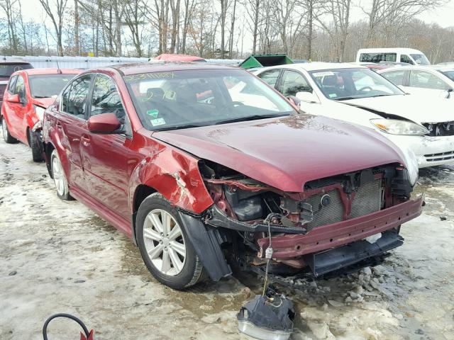 4S3BMBC66B3263149 - 2011 SUBARU LEGACY 2.5 RED photo 9