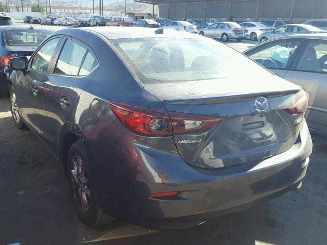 3MZBM1V72FM127537 - 2015 MAZDA 3 TOURING GRAY photo 3