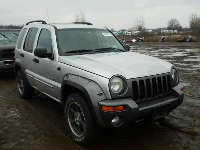 1J4GL48K03W670825 - 2003 JEEP LIBERTY SP SILVER photo 1