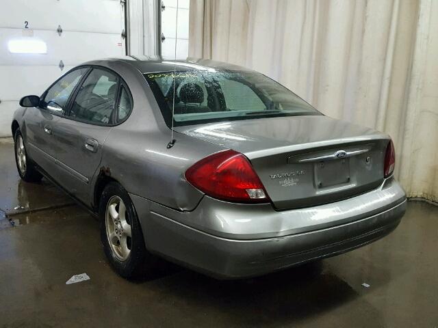 1FAFP53U03A252563 - 2003 FORD TAURUS SE GRAY photo 3