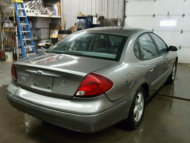 1FAFP53U03A252563 - 2003 FORD TAURUS SE GRAY photo 4