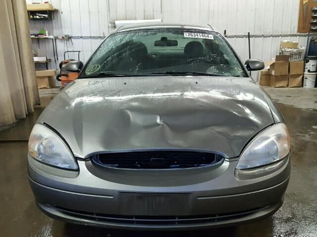 1FAFP53U03A252563 - 2003 FORD TAURUS SE GRAY photo 9