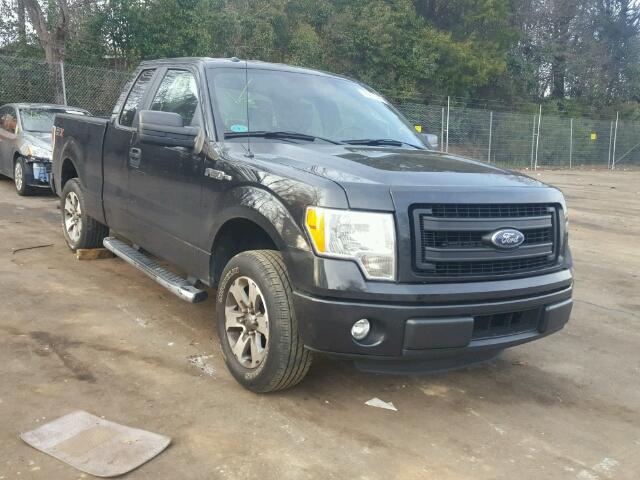 1FTEX1CM8EFC04572 - 2014 FORD F150 SUPER BLACK photo 1