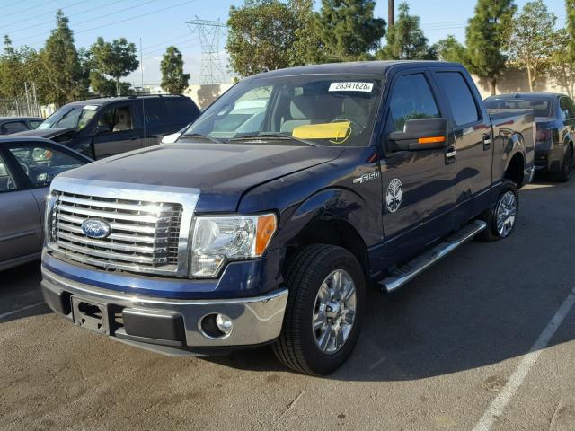 1FTEW1CM9BKD12088 - 2011 FORD F150 SUPER SILVER photo 2