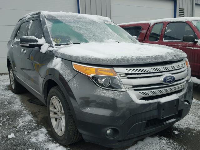 1FM5K8D88FGC49768 - 2015 FORD EXPLORER X GRAY photo 1