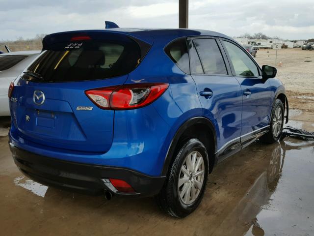 JM3KE2CYXE0303678 - 2014 MAZDA CX-5 TOURI BLUE photo 4