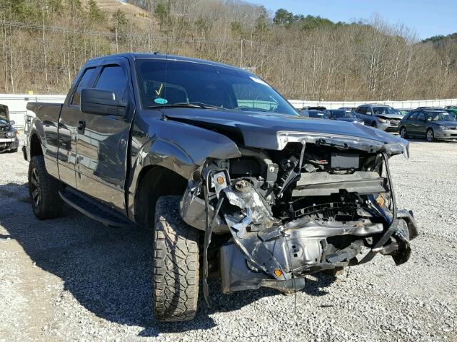 1FTFX1EF0DFA14346 - 2013 FORD F150 SUPER GRAY photo 1