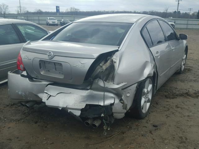 1N4BA41E45C858087 - 2005 NISSAN MAXIMA SE SILVER photo 4