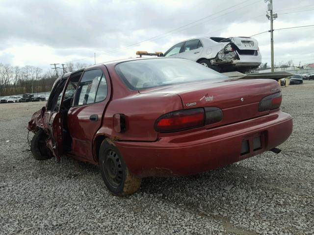 1Y1SK5269TZ021295 - 1996 GEO PRIZM MAROON photo 3