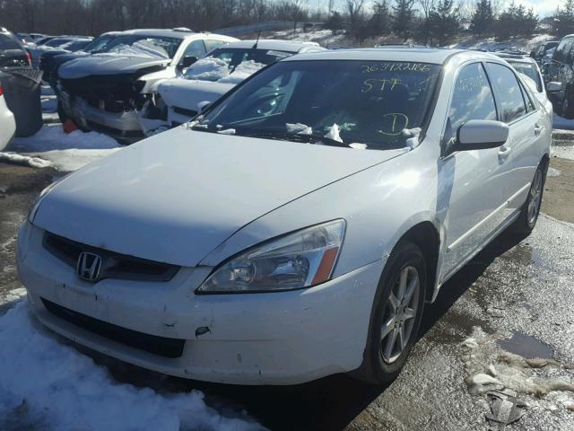 1HGCM66563A050716 - 2003 HONDA ACCORD EX WHITE photo 2