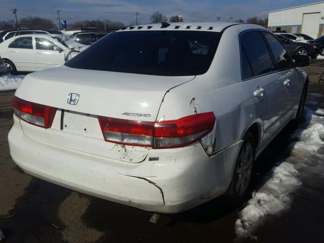 1HGCM66563A050716 - 2003 HONDA ACCORD EX WHITE photo 4