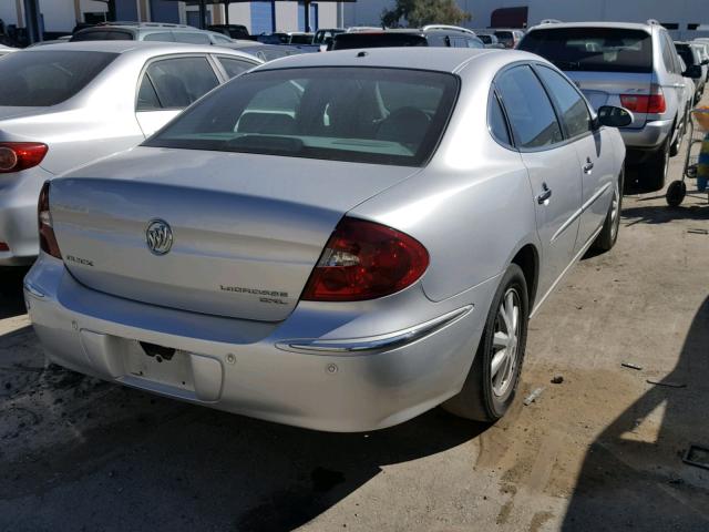 2G4WD562551343530 - 2005 BUICK LACROSSE C SILVER photo 4