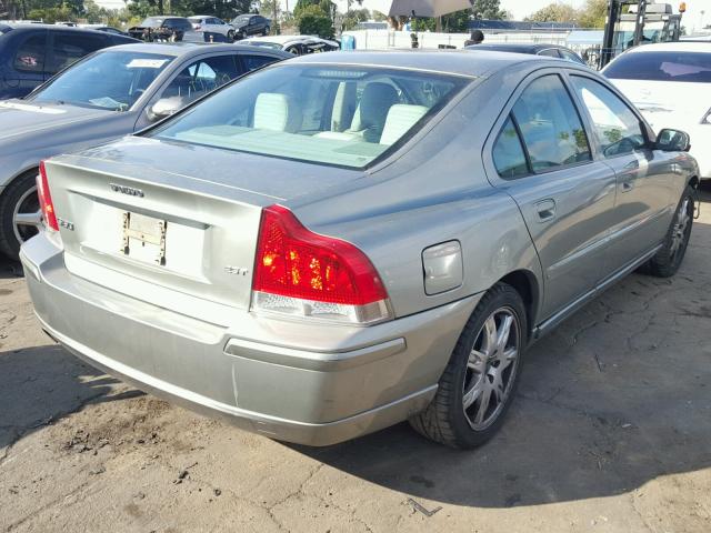 YV1RS592X62542605 - 2006 VOLVO S60 2.5T GREEN photo 4