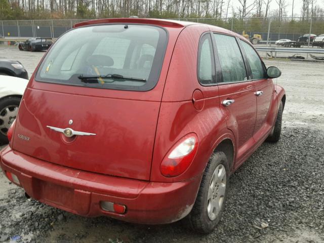 3A4FY48B97T618943 - 2007 CHRYSLER PT CRUISER RED photo 4