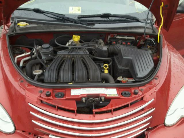 3A4FY48B97T618943 - 2007 CHRYSLER PT CRUISER RED photo 7