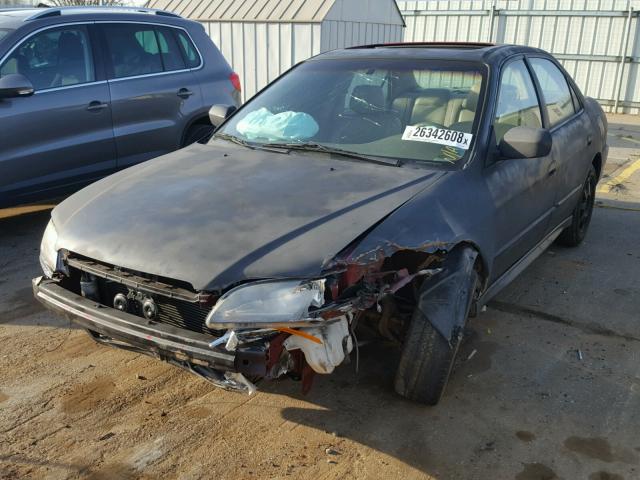 1HGCG66832A088856 - 2002 HONDA ACCORD EX BLACK photo 2