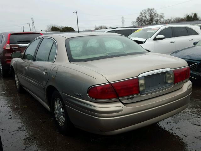 1G4HP54K824128548 - 2002 BUICK LESABRE CU BEIGE photo 3