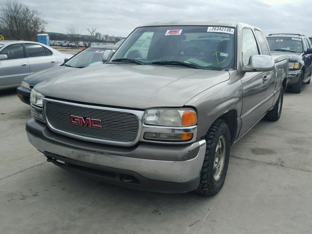 2GTEC19T311141800 - 2001 GMC NEW SIERRA BROWN photo 2