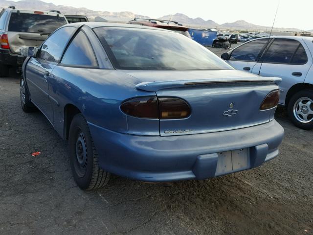 3G1JC1244XS814679 - 1999 CHEVROLET CAVALIER B BLUE photo 3