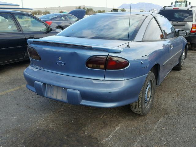 3G1JC1244XS814679 - 1999 CHEVROLET CAVALIER B BLUE photo 4