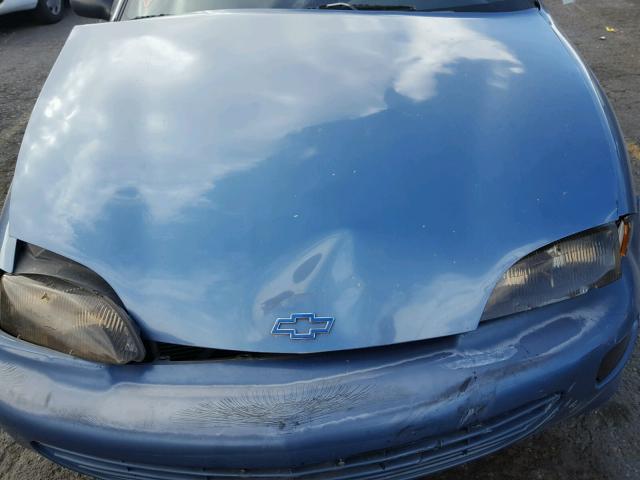 3G1JC1244XS814679 - 1999 CHEVROLET CAVALIER B BLUE photo 7