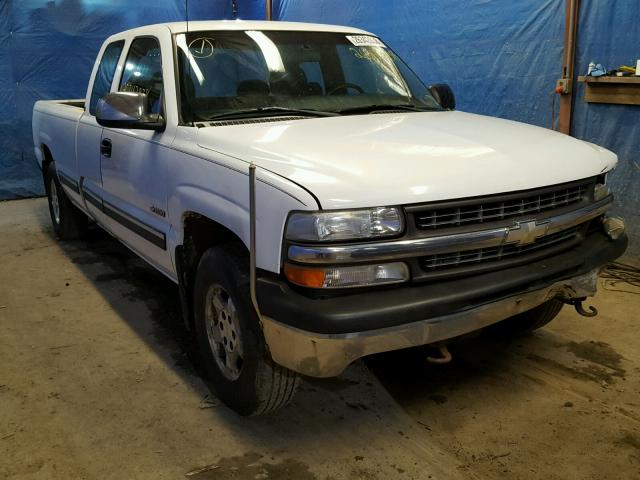 1GCEK19T8YE336710 - 2000 CHEVROLET SILVERADO WHITE photo 1