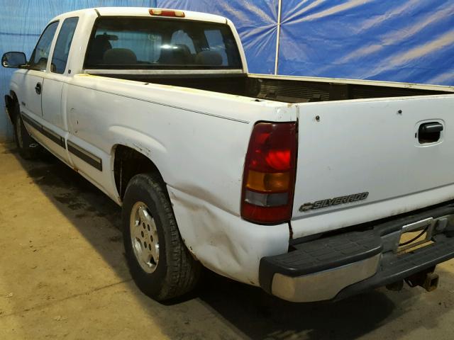 1GCEK19T8YE336710 - 2000 CHEVROLET SILVERADO WHITE photo 3