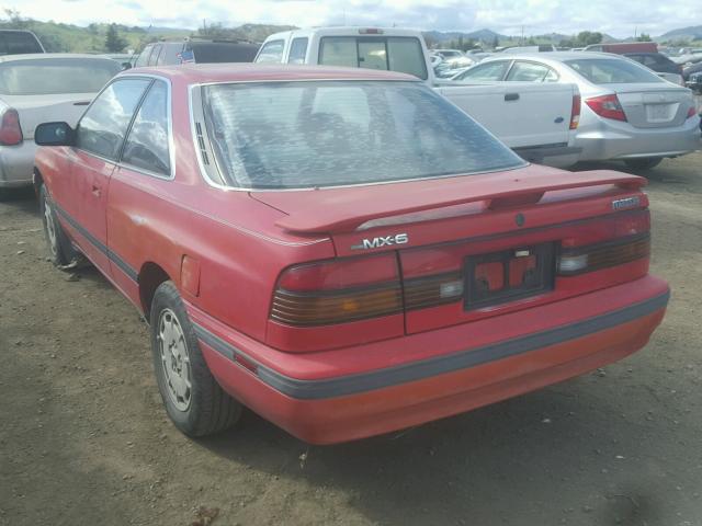 JM1GD3113J1563678 - 1988 MAZDA MX-6 RED photo 3