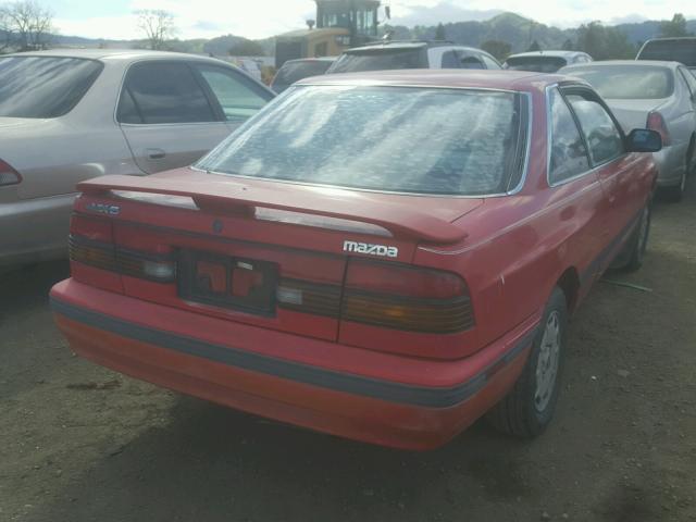 JM1GD3113J1563678 - 1988 MAZDA MX-6 RED photo 4