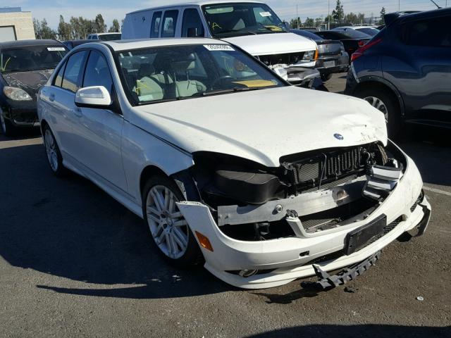 WDDGF54X49F226608 - 2009 MERCEDES-BENZ C 300 WHITE photo 1