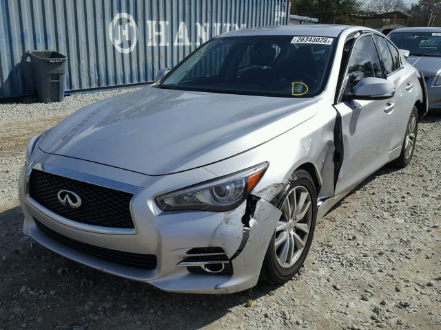 JN1EV7AP6GM300479 - 2016 INFINITI Q50 PREMIU SILVER photo 2