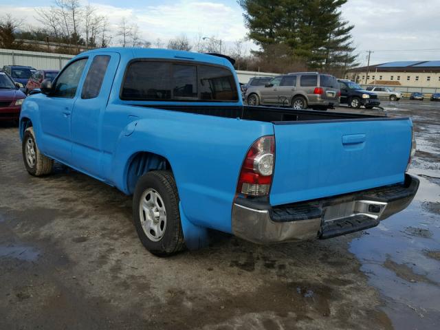 5TFTX4CN6BX002255 - 2011 TOYOTA TACOMA ACC BLUE photo 3