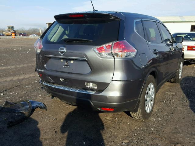 5N1AT2MT7GC828580 - 2016 NISSAN ROGUE S SILVER photo 4