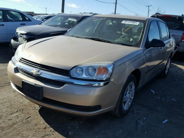 1G1ZS52F95F105696 - 2005 CHEVROLET MALIBU BROWN photo 2