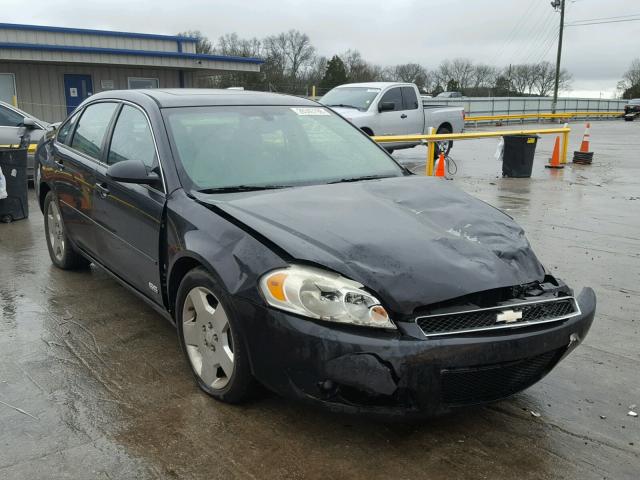 2G1WD58C269145722 - 2006 CHEVROLET IMPALA SUP BLACK photo 1