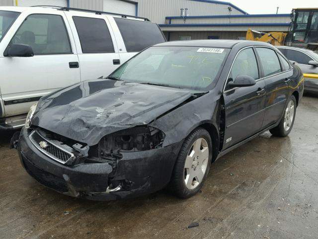 2G1WD58C269145722 - 2006 CHEVROLET IMPALA SUP 黑色 照片 2