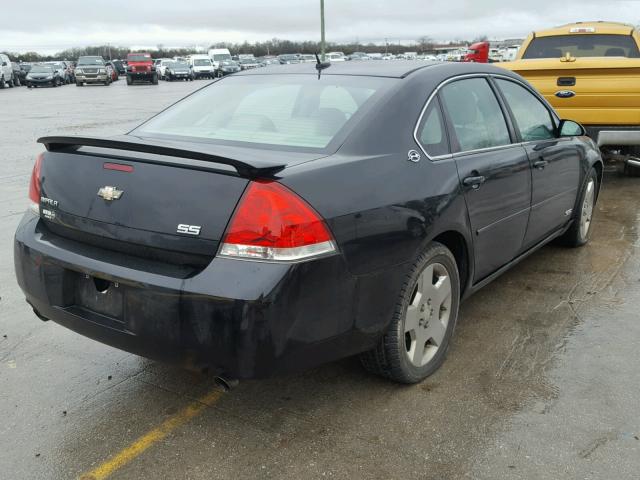 2G1WD58C269145722 - 2006 CHEVROLET IMPALA SUP 黑色 照片 4