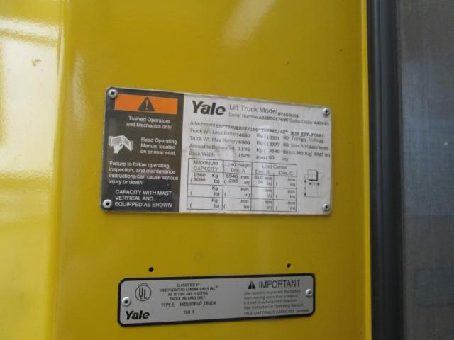 A868T01768C - 2005 YALE NTA030SA YELLOW photo 8