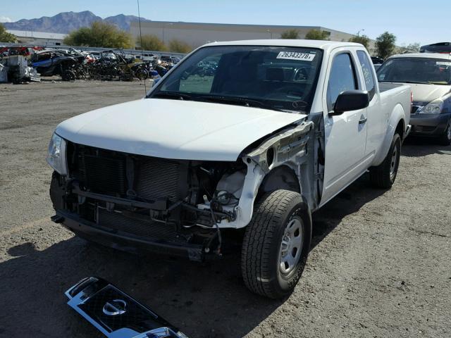 1N6BD0CT3FN757342 - 2015 NISSAN FRONTIER S WHITE photo 2